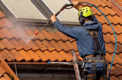 Démoussage et hydrofuge de toiture à Montagoudin